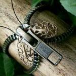 Steampunk Moth Zipper Bracelet