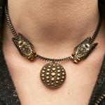 Steampunk Necklace - Zipper Necklace