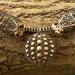 Steampunk Necklace - Zipper Necklace